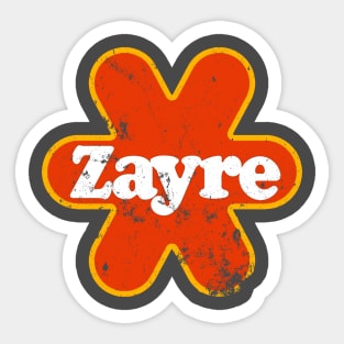 Zayre Sticker